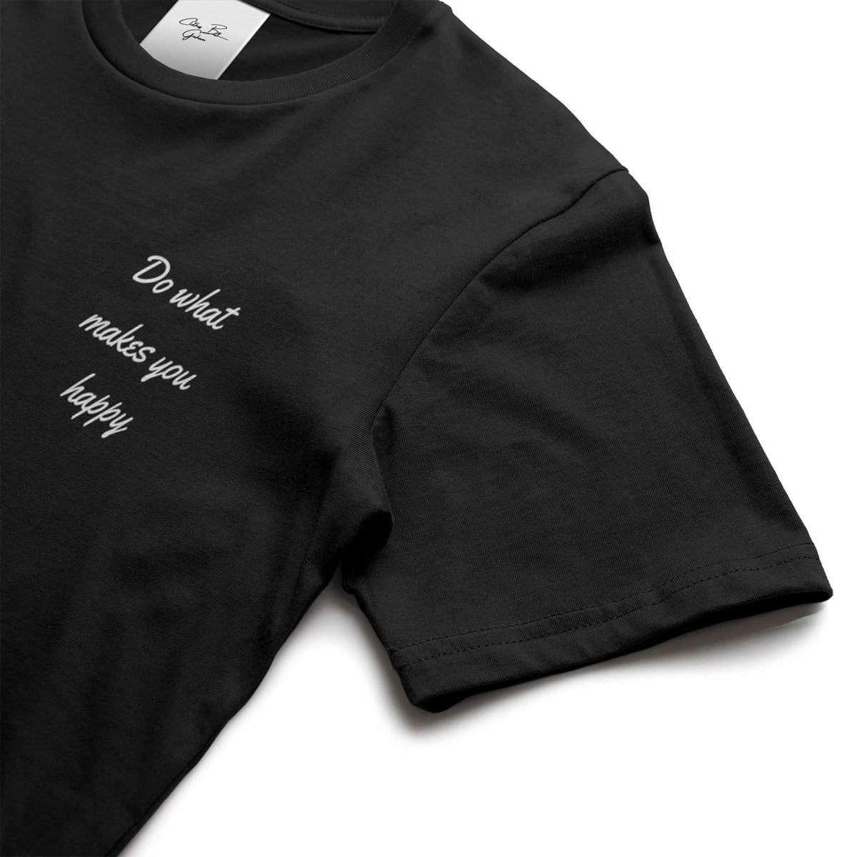 Do What Makes You Happy Black Tee