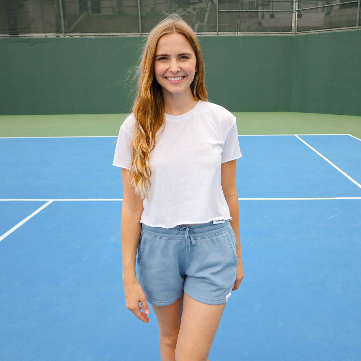 Womens White Crop Top