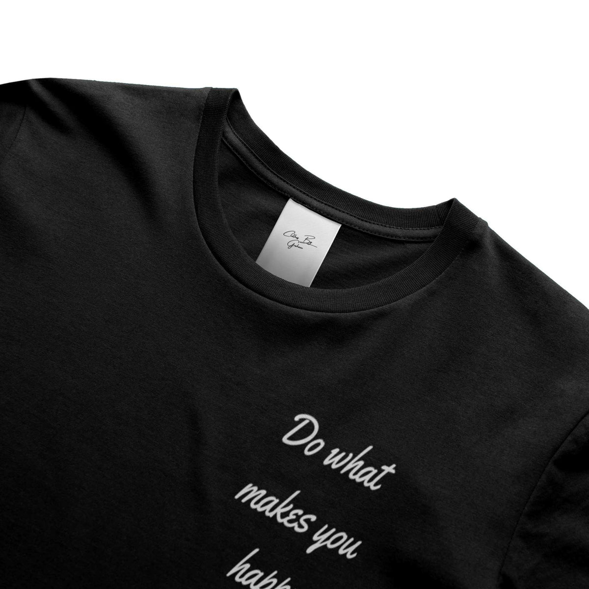 Do What Makes You Happy Black Tee