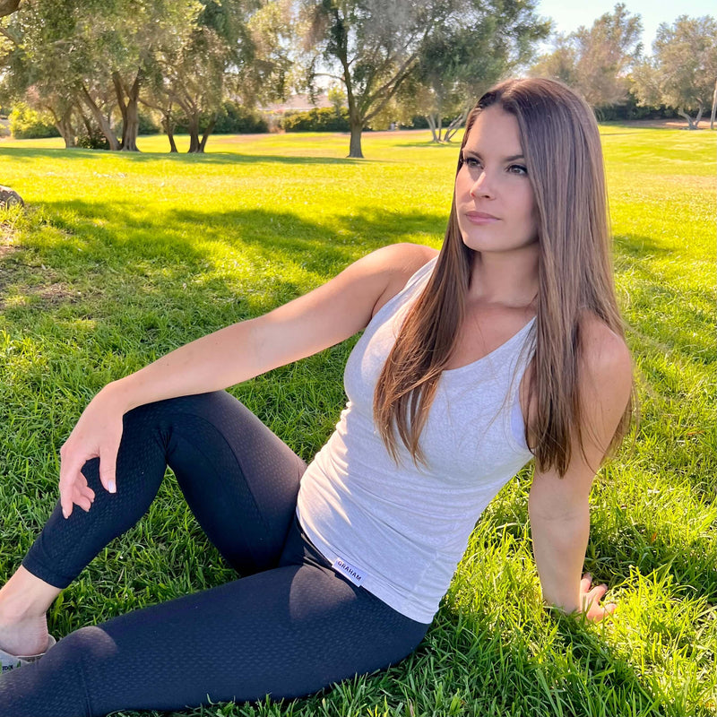 womens white tank top