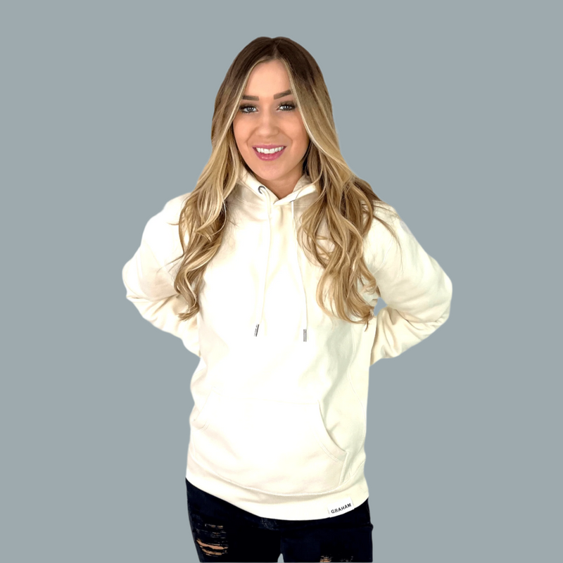 womens white hoodie