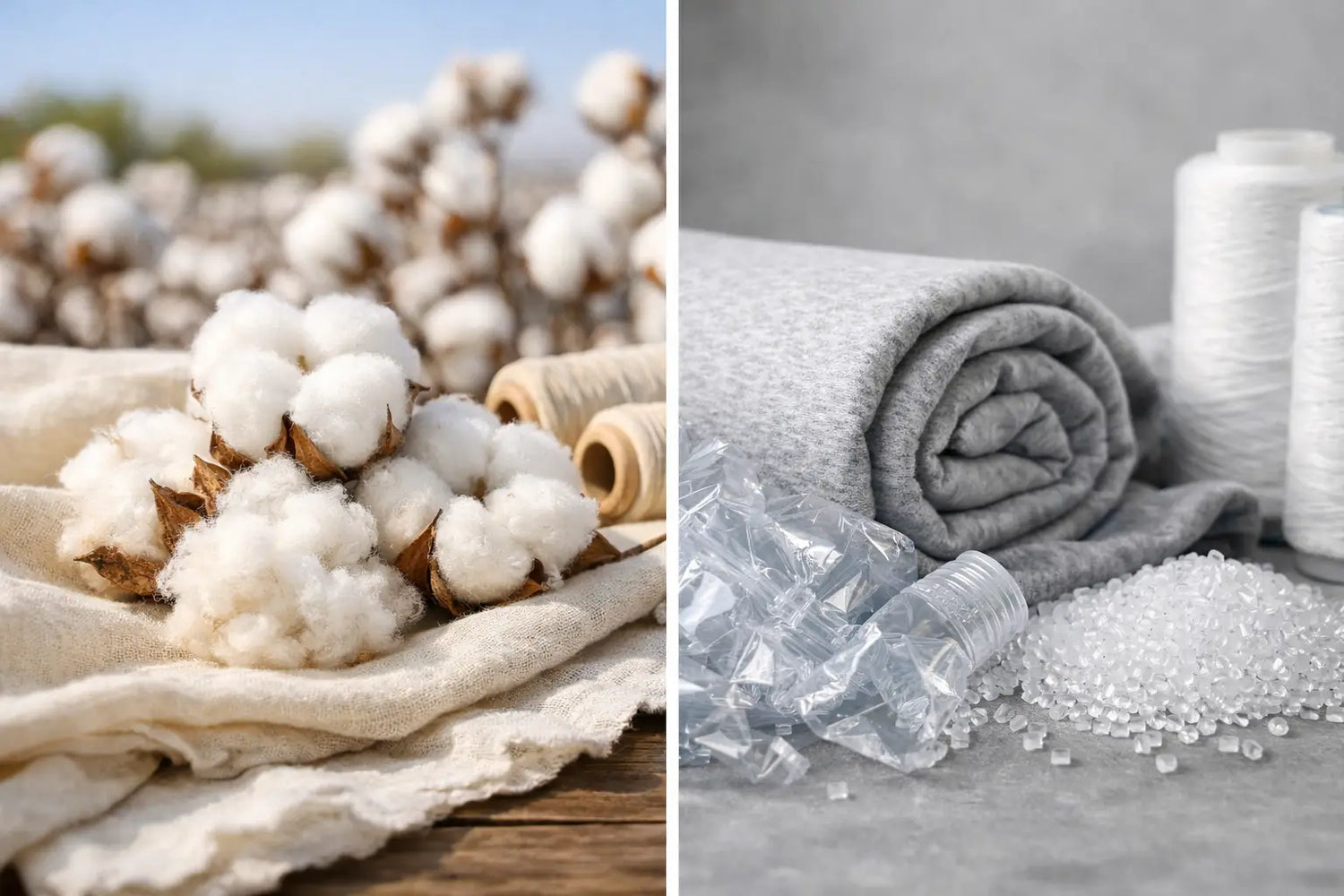 Organic Cotton vs Recycled Polyester