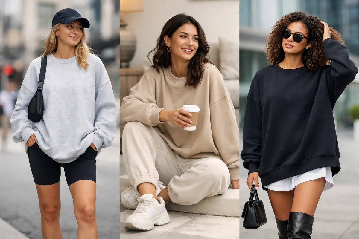 Outfit Ideas With Oversized Sweatshirts That Work