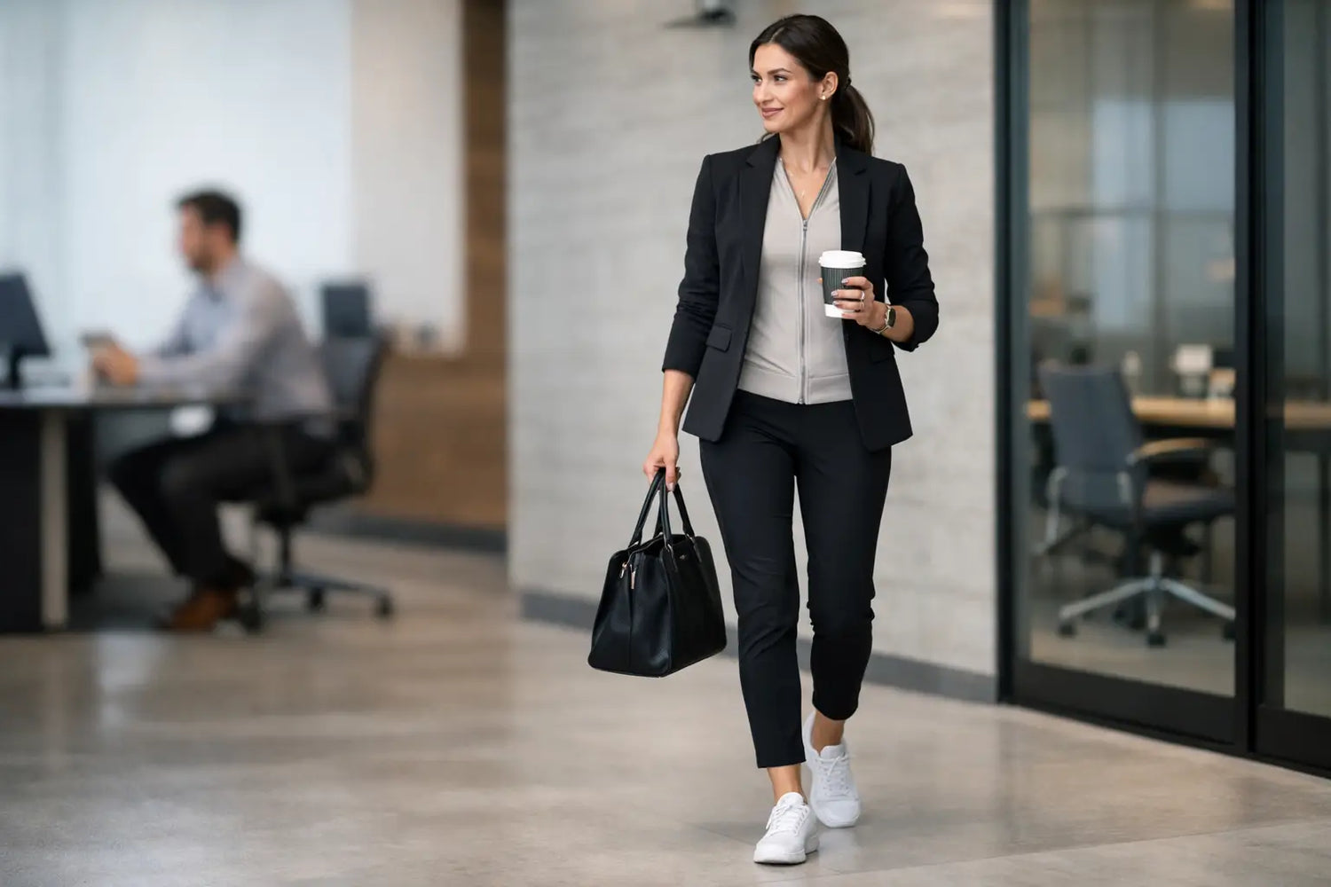How to Wear Athleisure to Work Without Looking Casual