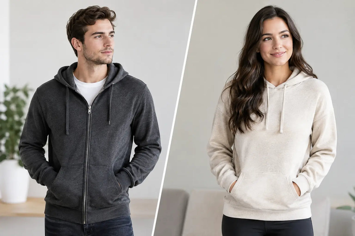 Zip Hoodie Versus Pullover: Which Fits Your Day?