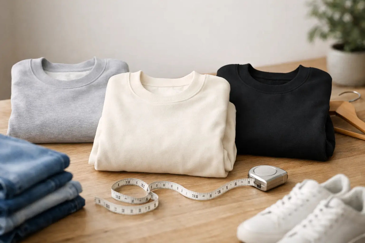 Sweatshirt Sizing Guide for an Everyday Fit