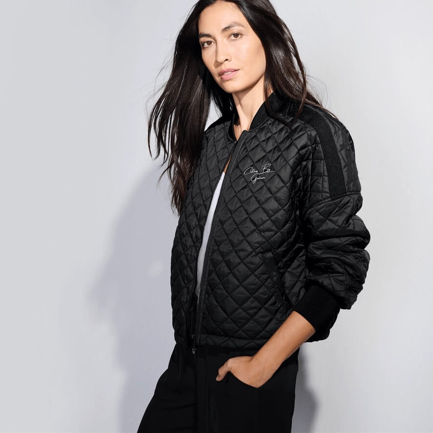 Women's Black Quilted Jacket