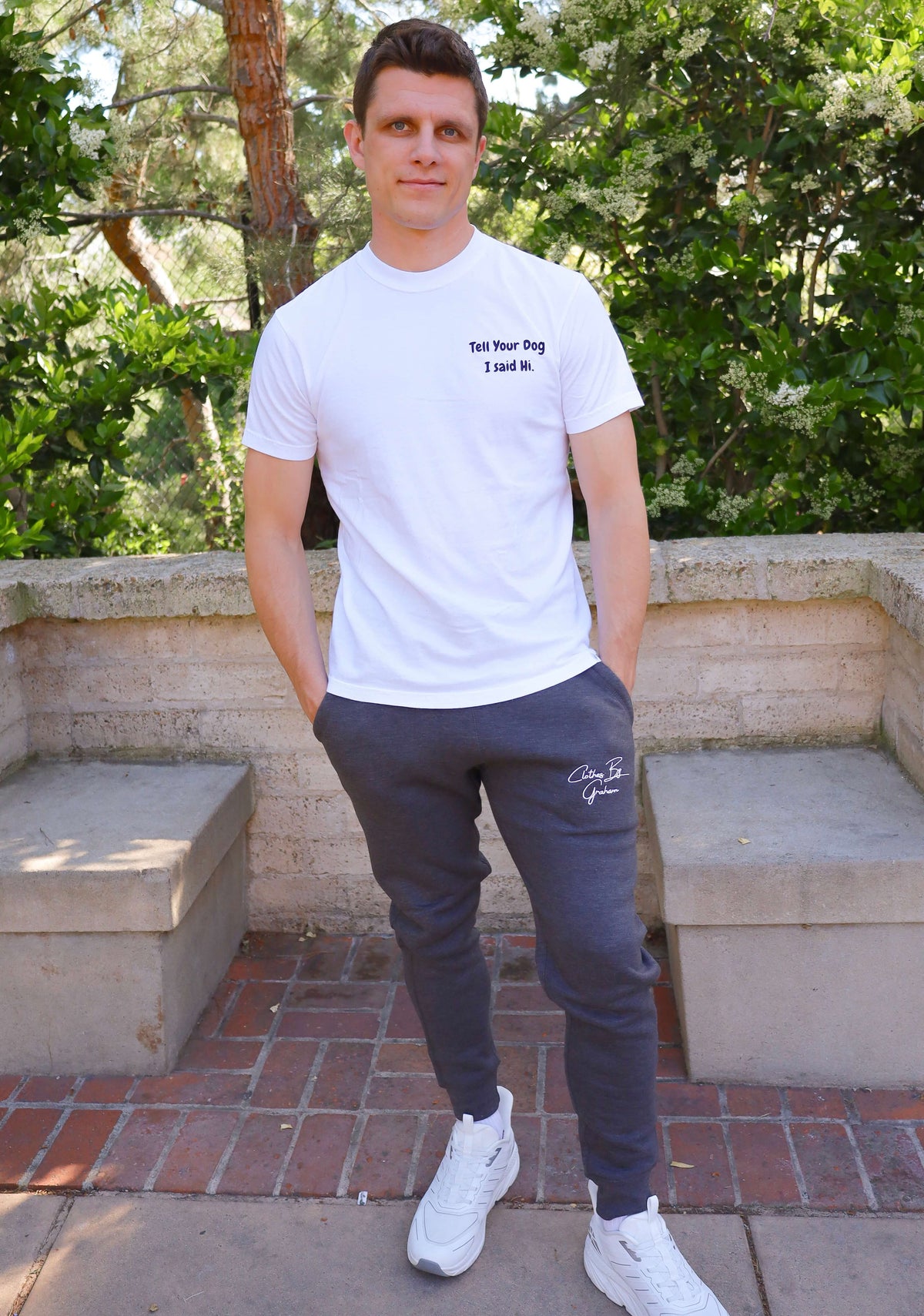 Mens Charcoal Heather Joggers
