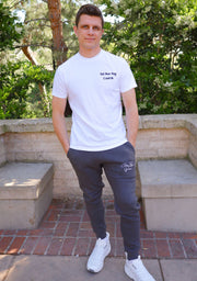 Mens Charcoal Heather Joggers