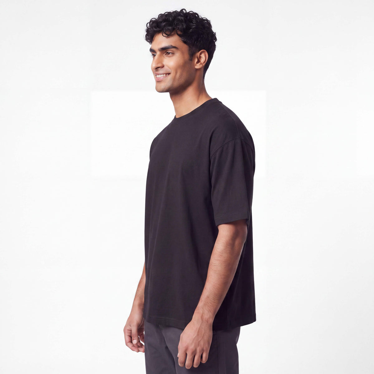 Men’s Black Heavyweight Box Tee