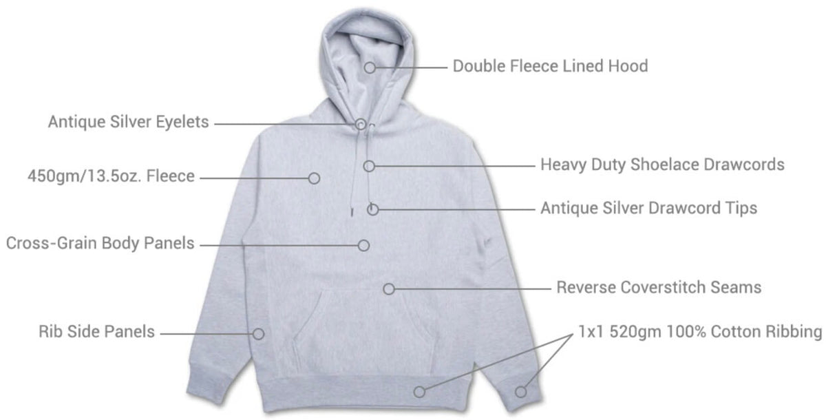 Men's Maroon Heavyweight Hoodie
