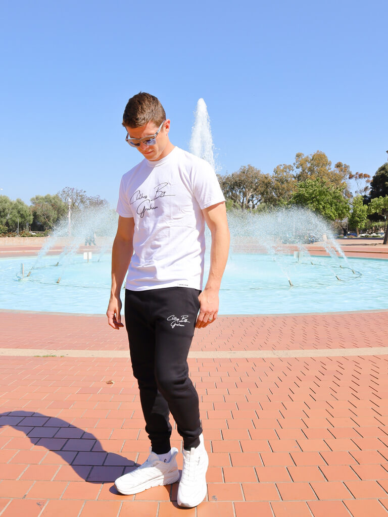 Mens Black Joggers