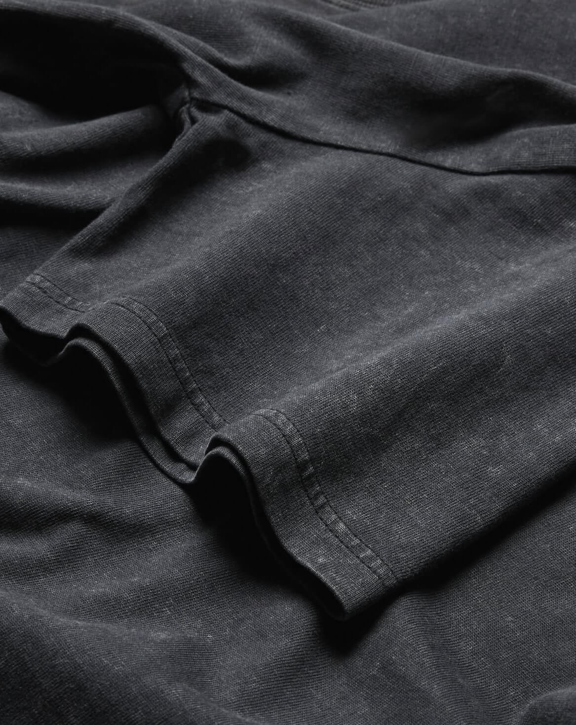 Black Stone Wash Heavy Tee