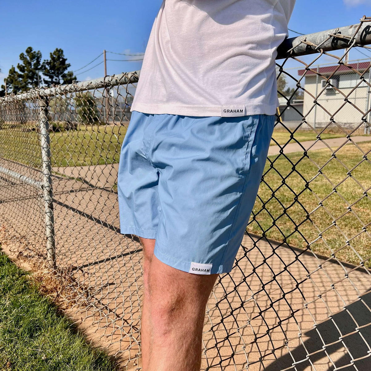 Men's Carolina Blue Hoochie Daddy 5 Inch Inseam Shorts