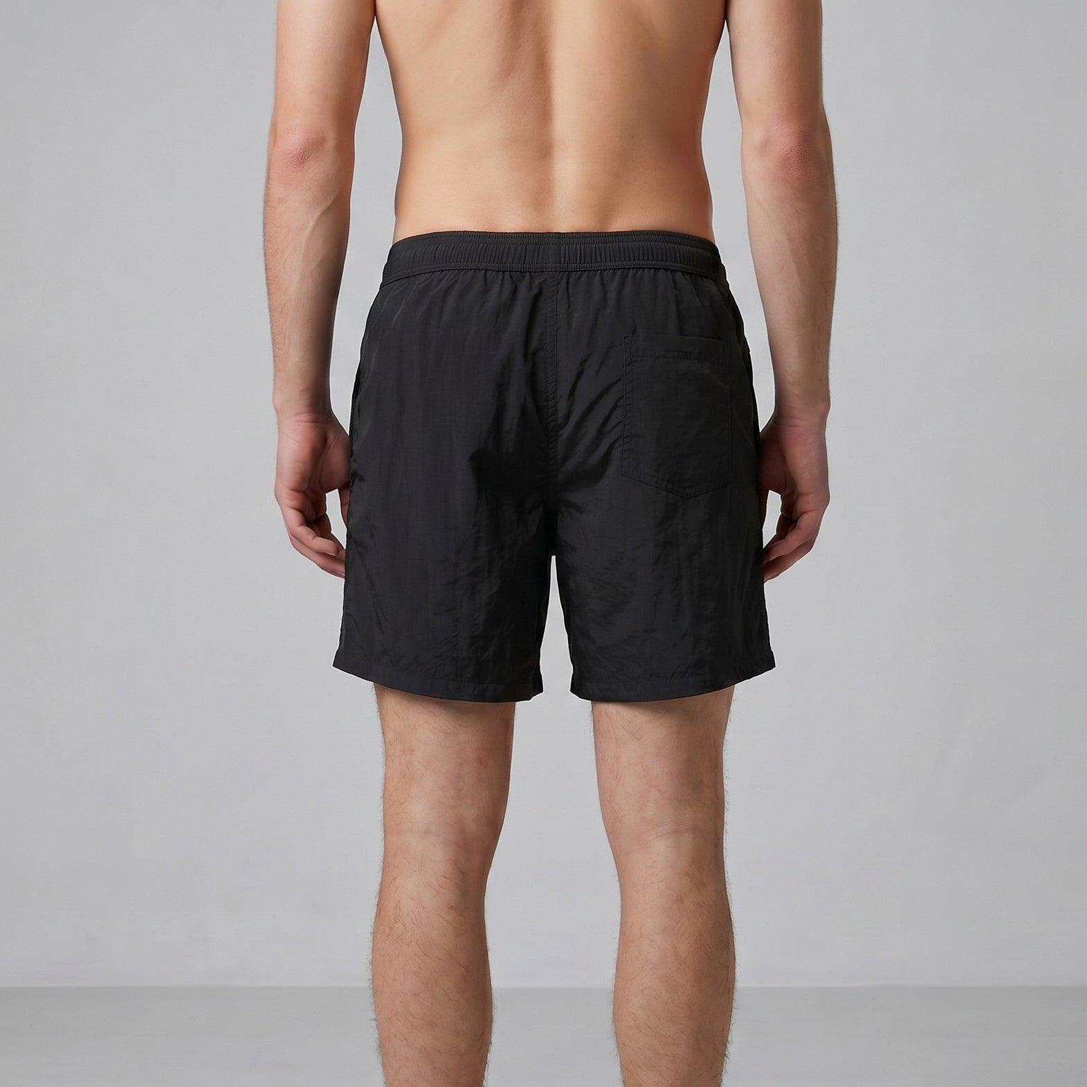Mens black swim shorts
