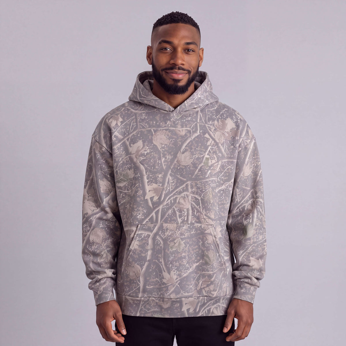 Mens deadwood camo heavyweight hoodie