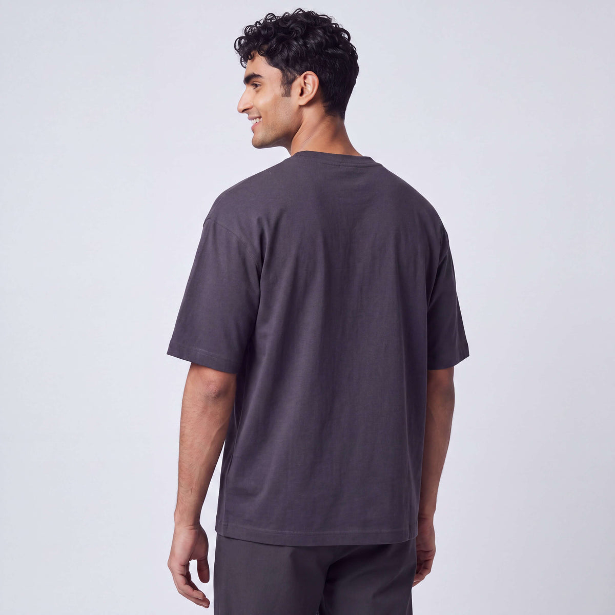 Mens Navy Box Tee