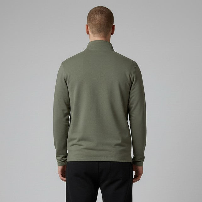 Mens Pine athleisure quarter zip