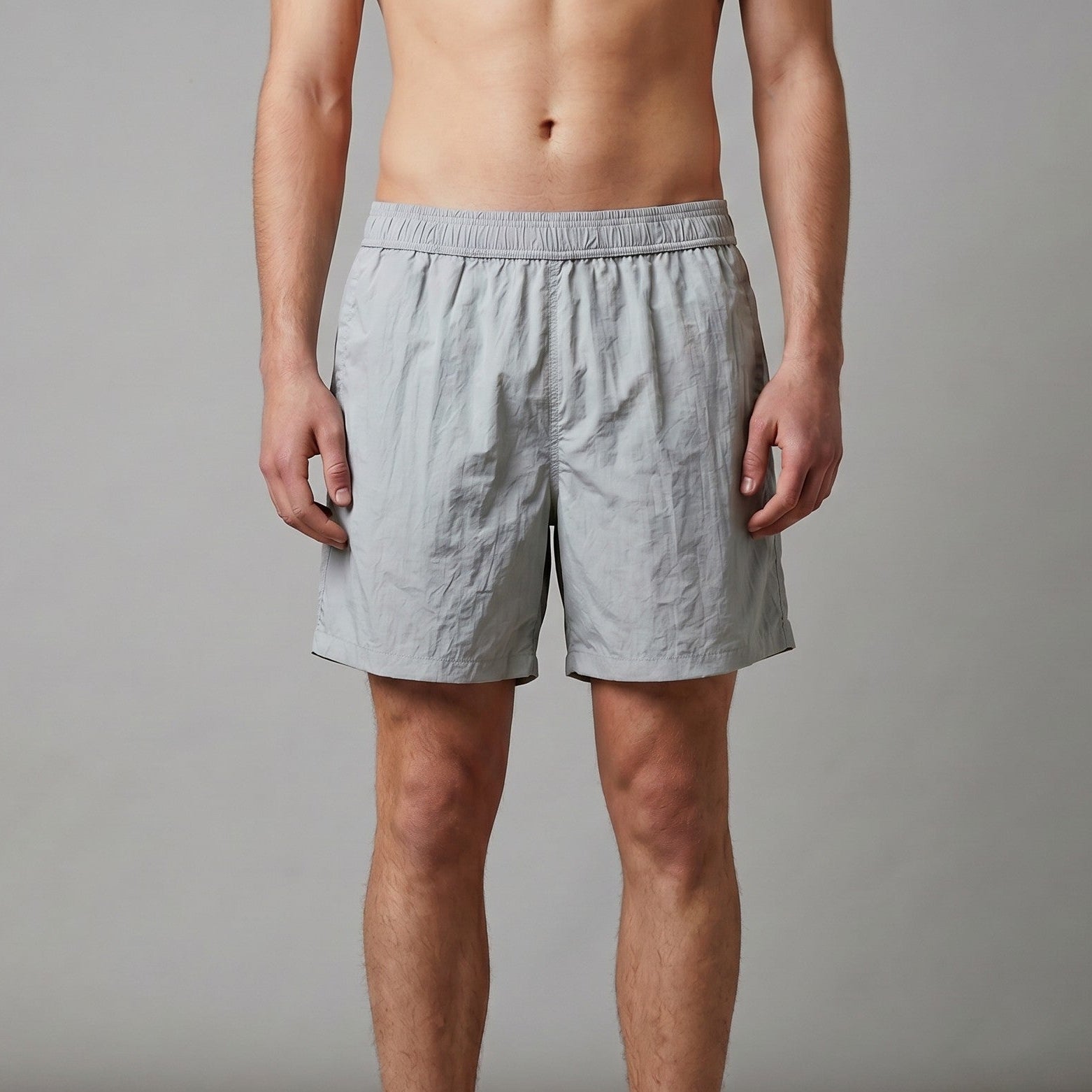 mens smoke grey swim shorts