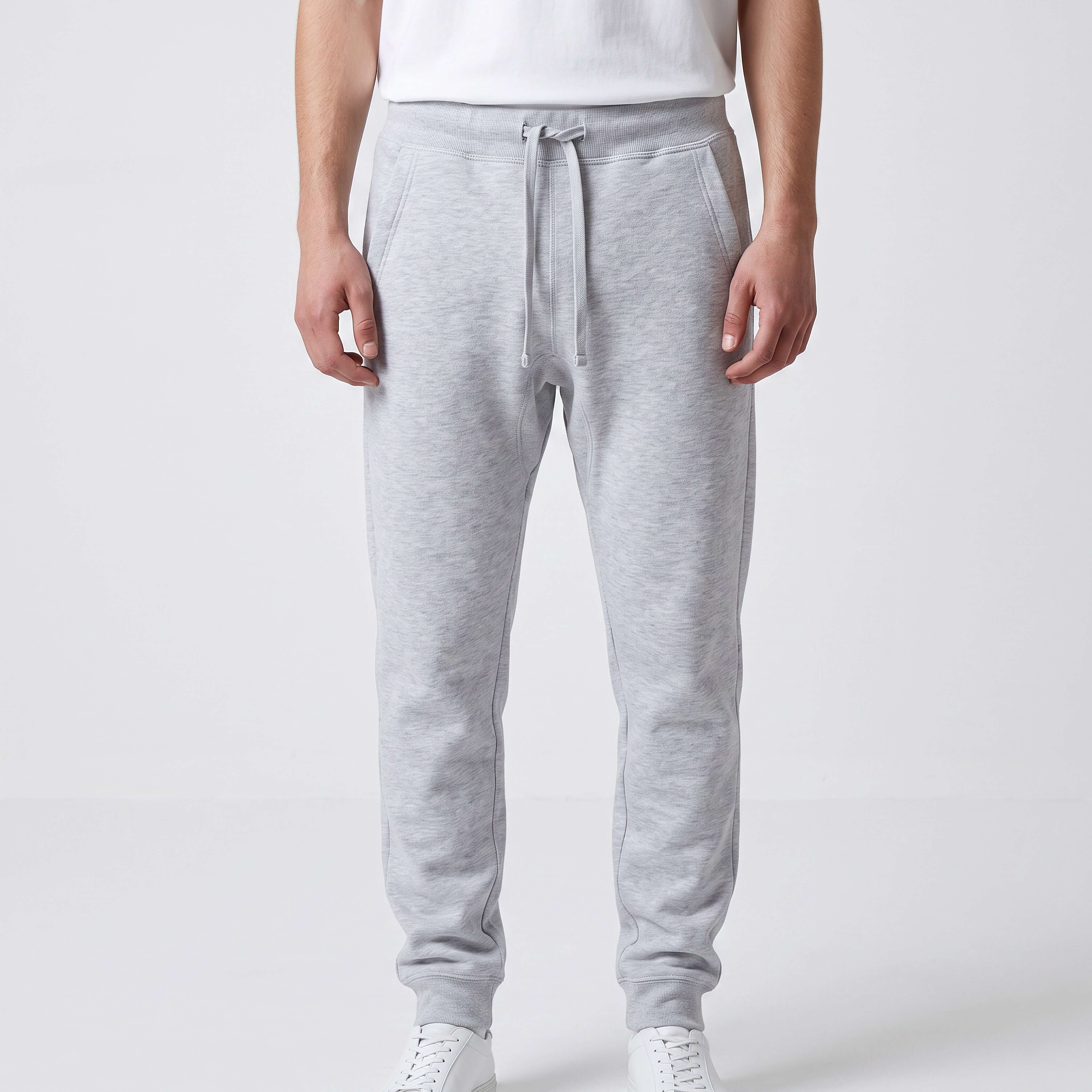Mens heather grey joggers