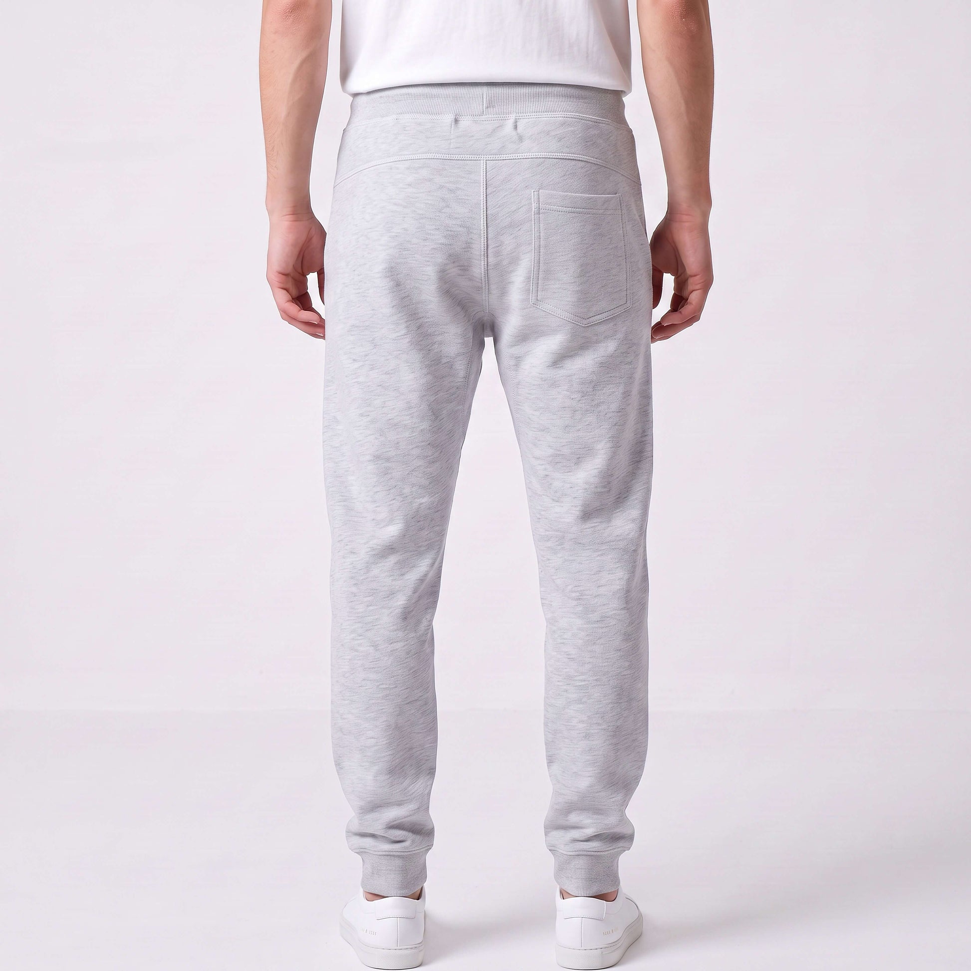 mens heather grey joggers