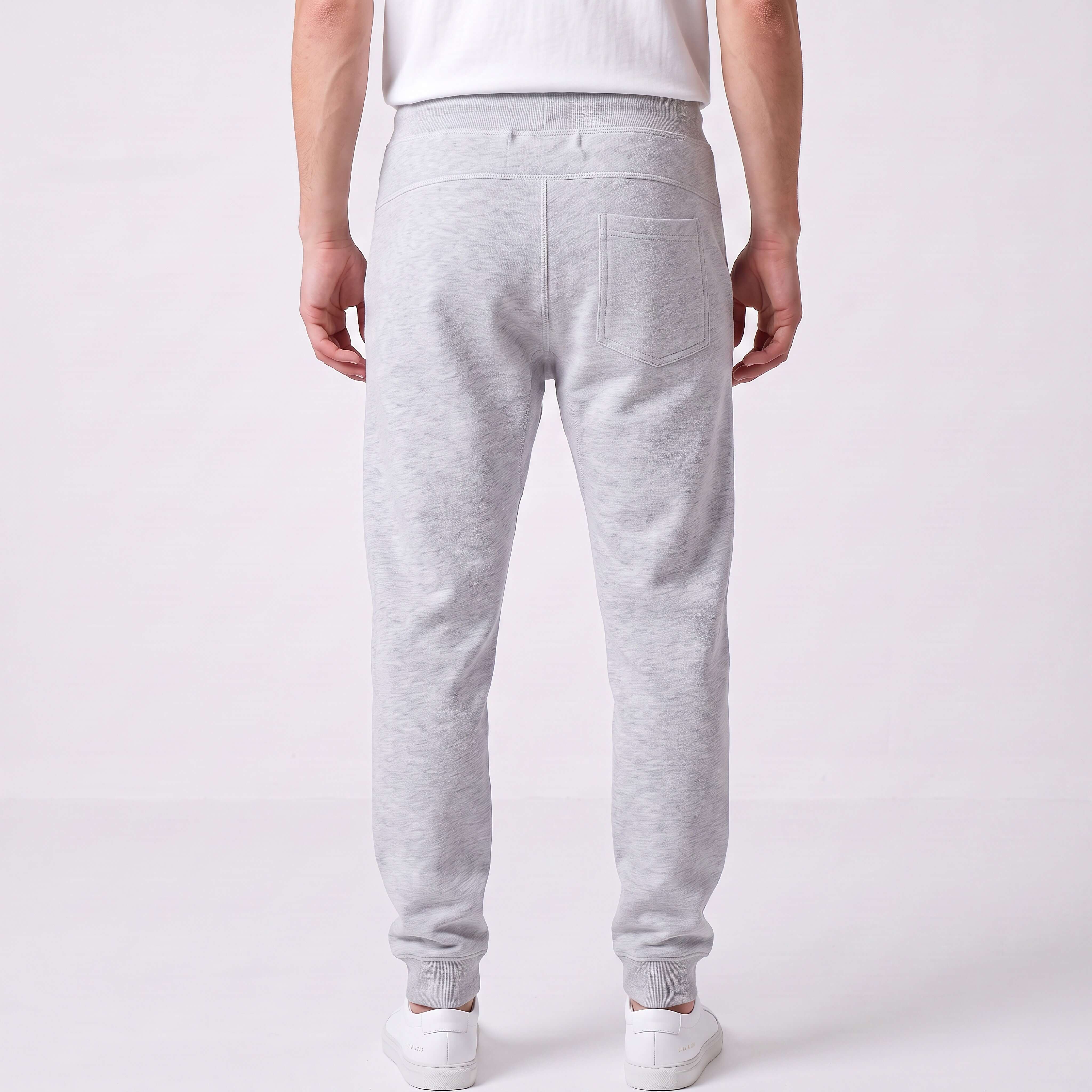 mens heather grey joggers