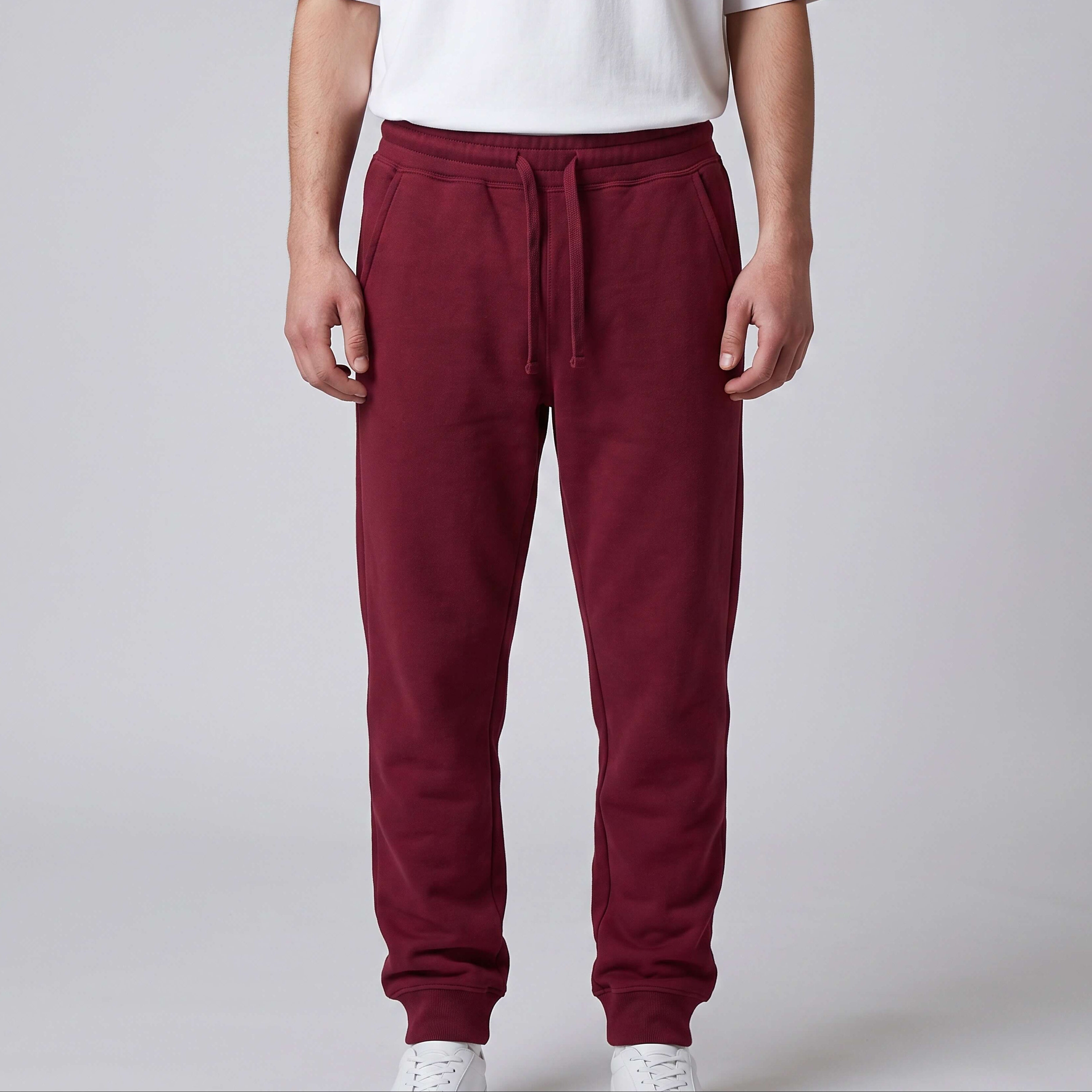 Mens maroon joggers 