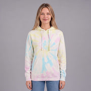 Womens Sunset Swirl Tie Dye Hoodie 