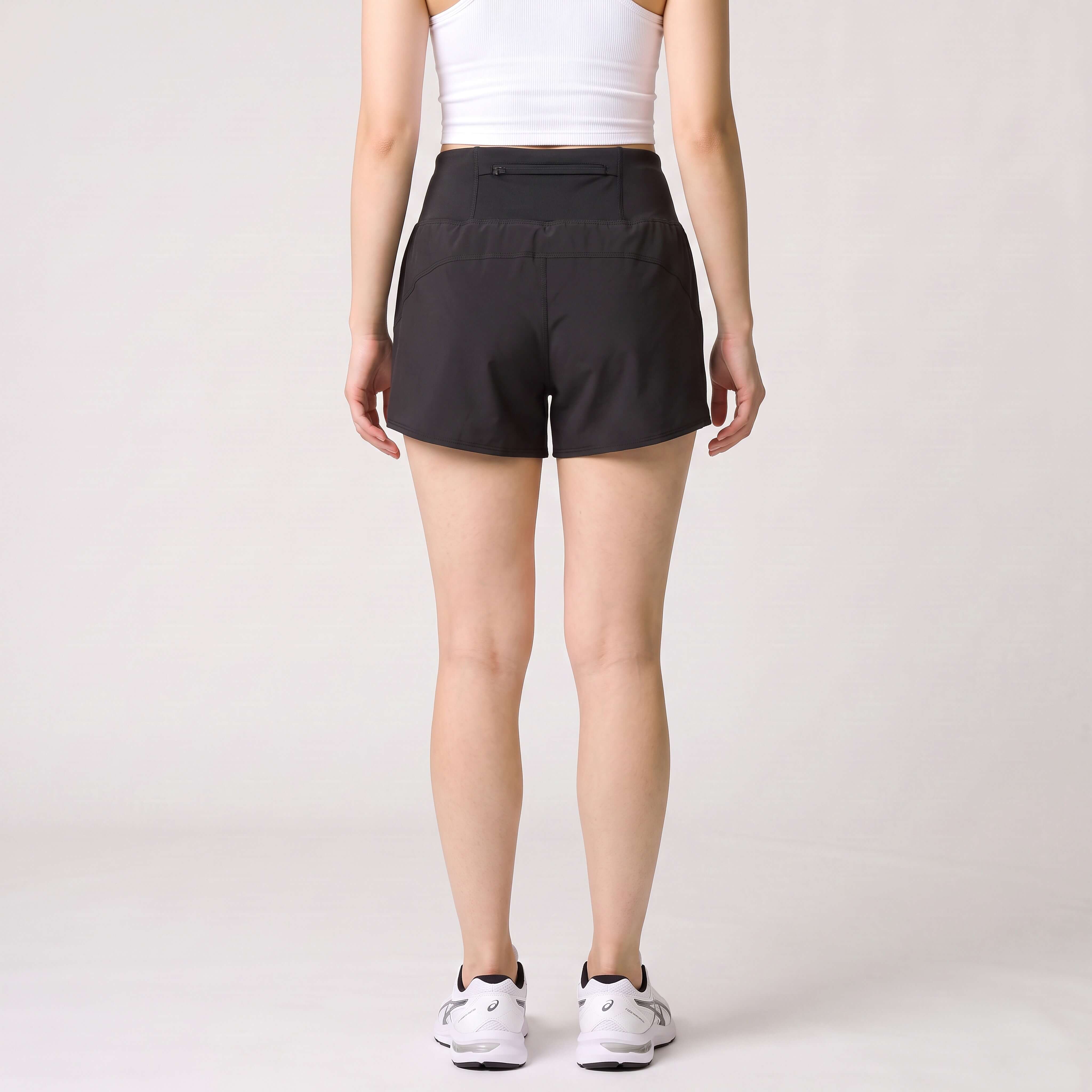 Womens black everyday active shorts