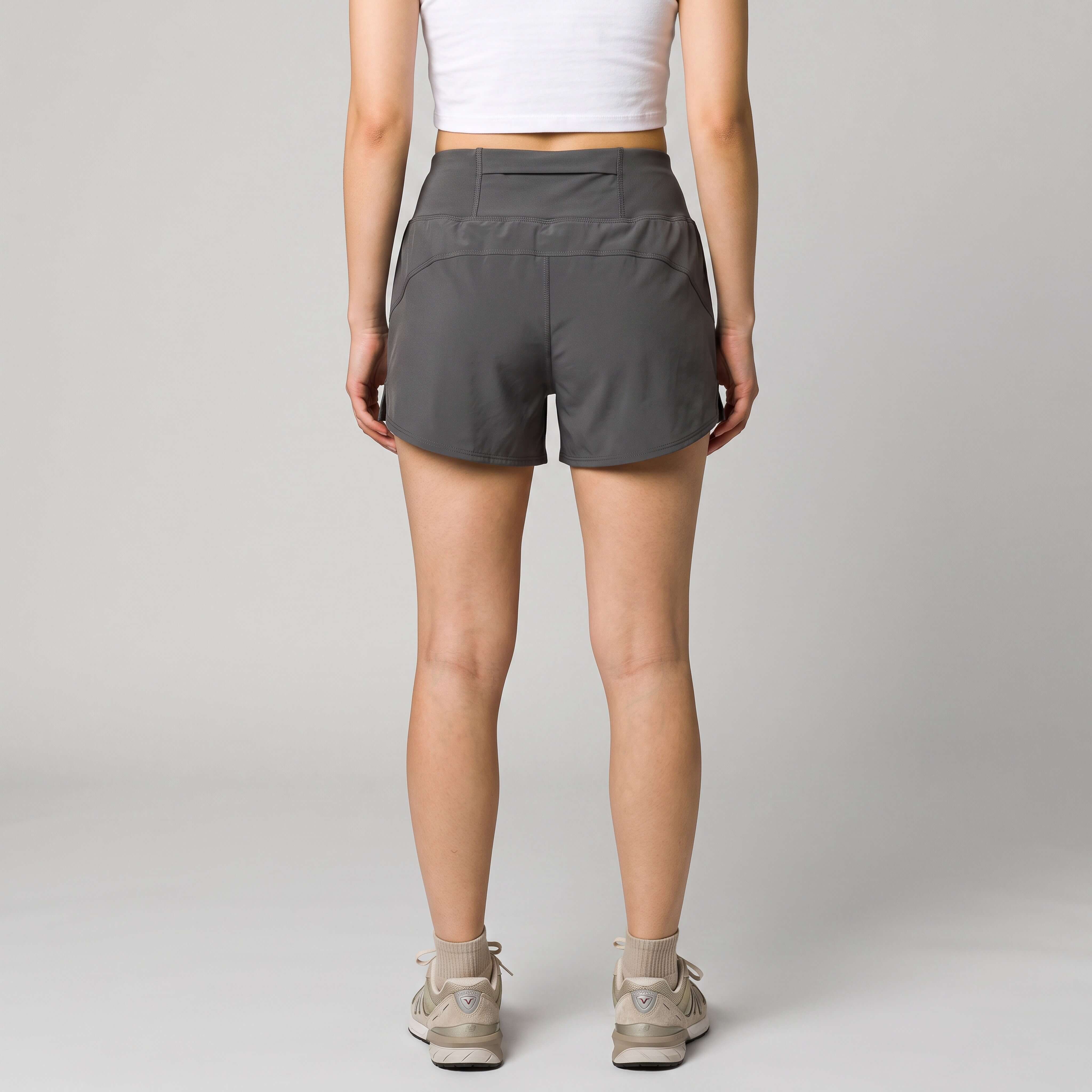 Womens storm grey everyday active shorts