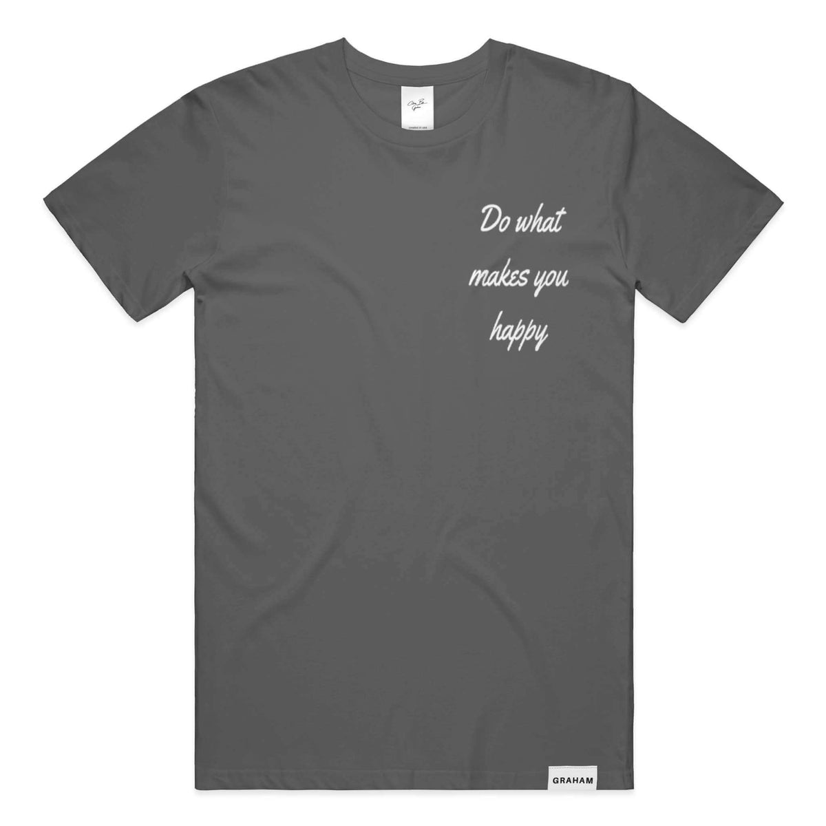 Do What Makes You Happy Graphite Tee