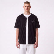 black baseball jersey
