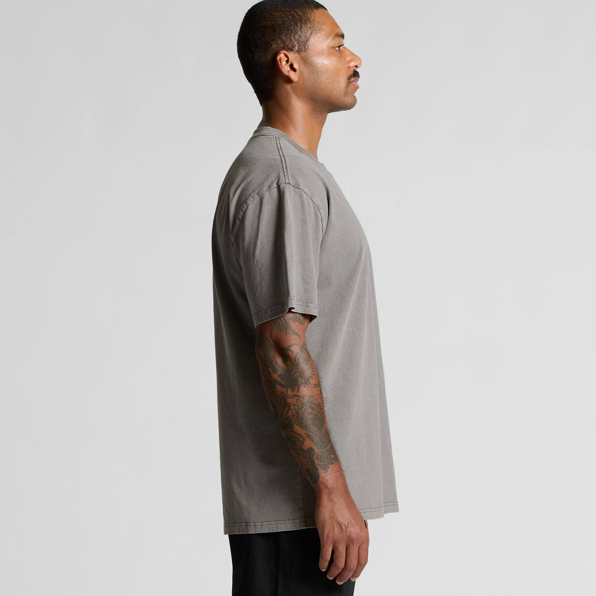 Grey Stone Wash Heavy Tee