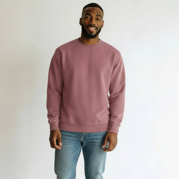 mens maroon long sleeve sweatshirt