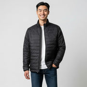 mens black puffer jacket