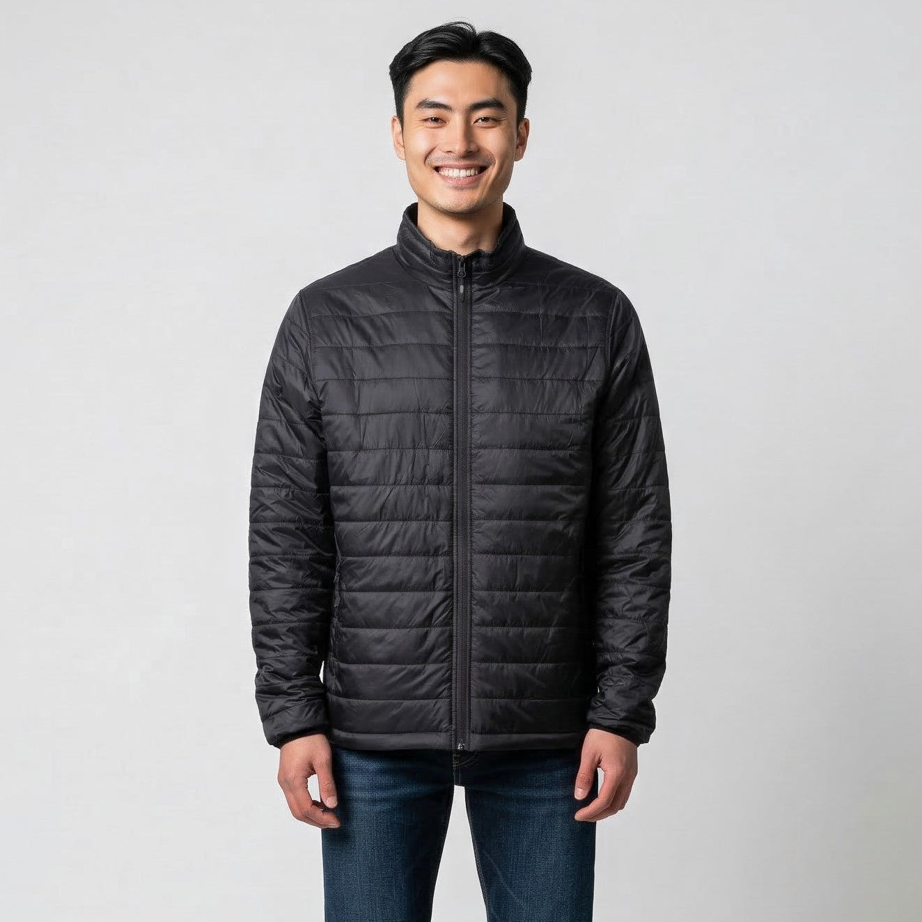 mens black puffer jacket