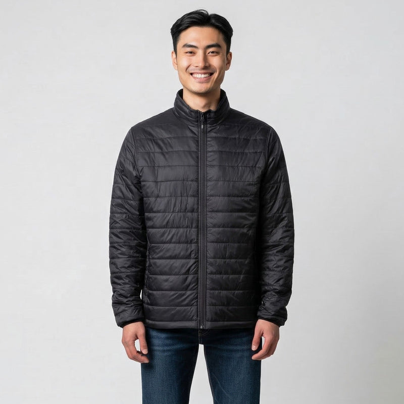 mens black puffer jacket