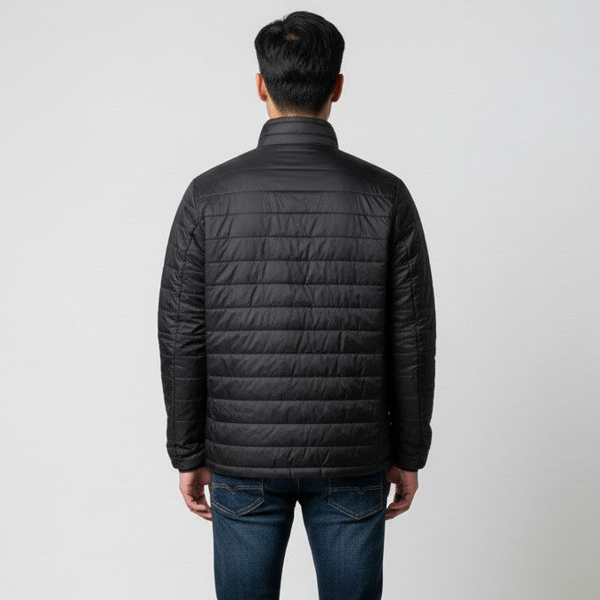 mens black puffer jacket