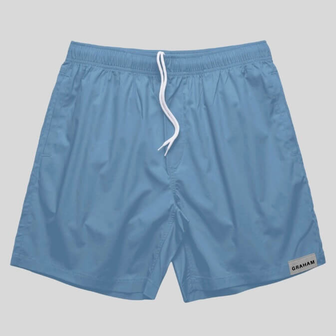 mens carolina blue hoochie daddy shorts 5 inch inseam