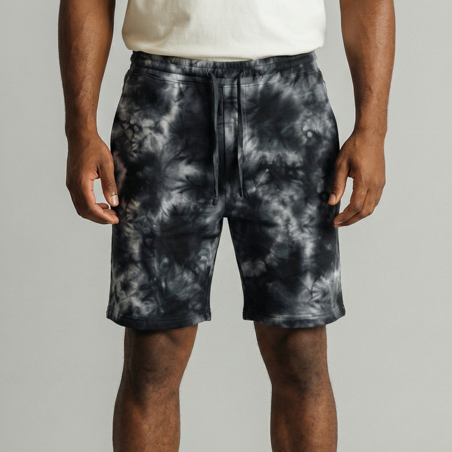 mens diamond dye fleece sweatshorts