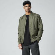mens green bomber jacket