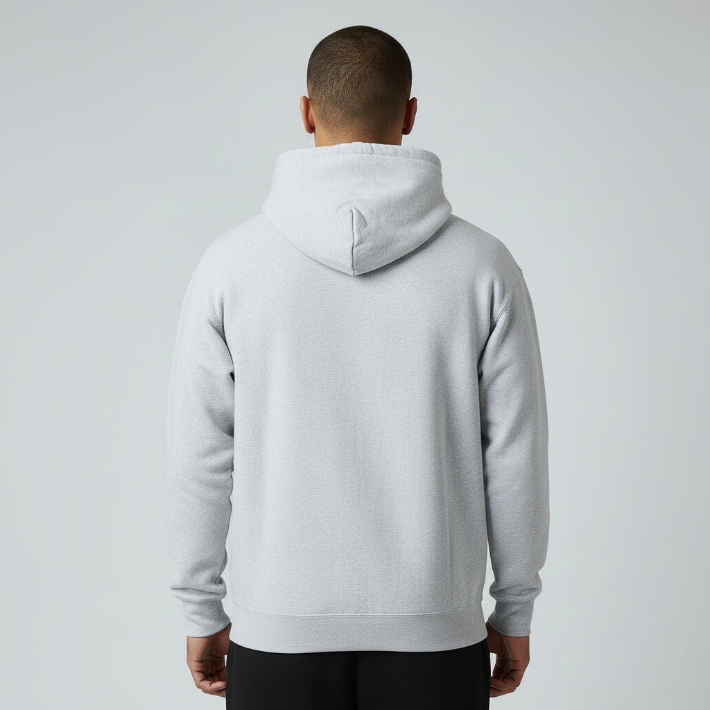 mens heather grey heavyweight hoodie