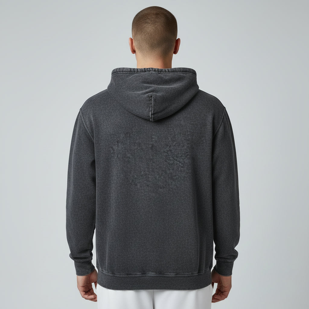 mens mineral wash hoodie