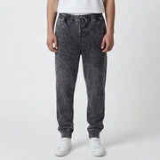 mens mineral washed joggers