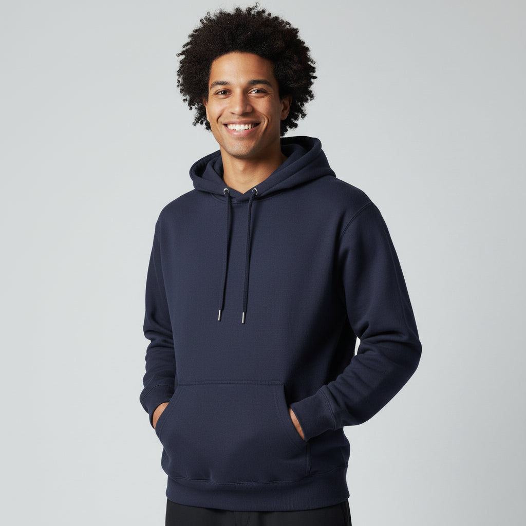 mens navy heavyweight hoodie