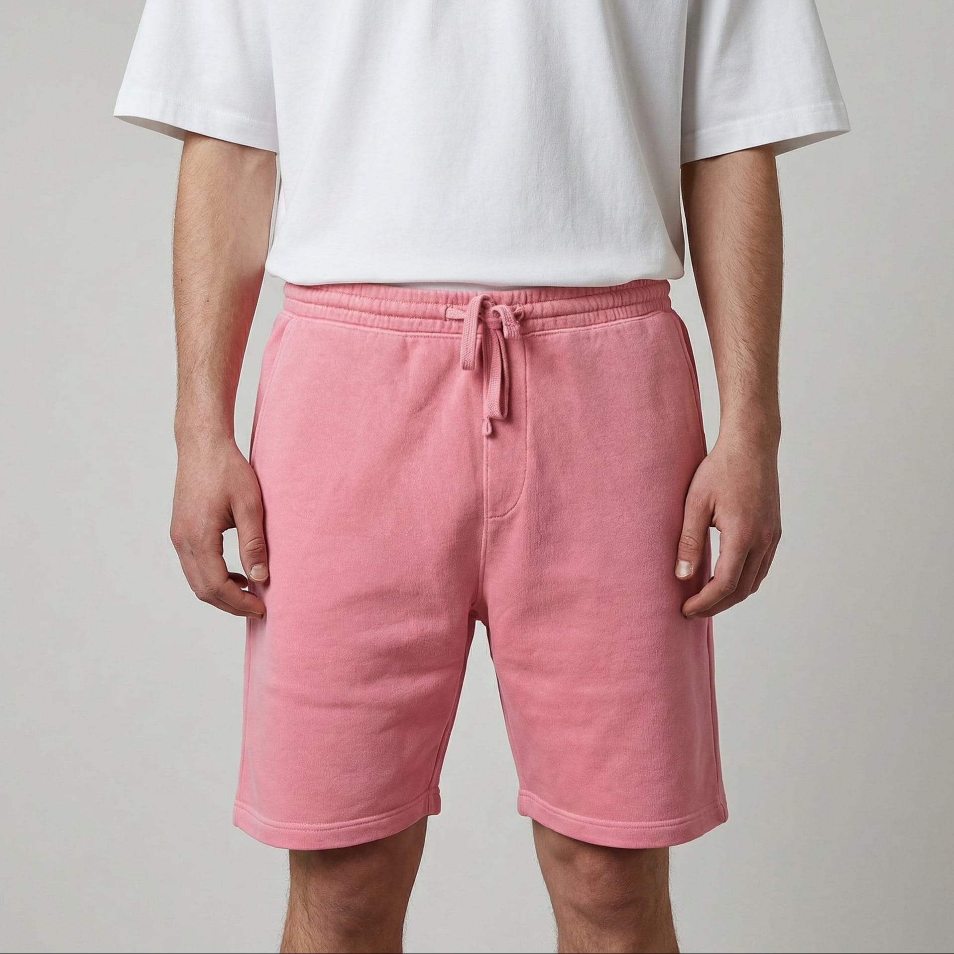 Men's Pink Sweat Shorts