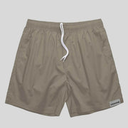 mens tan hoochie daddy shorts 5 inch inseam