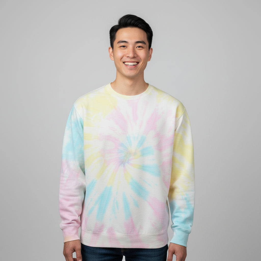mens tie dye sweatshirt