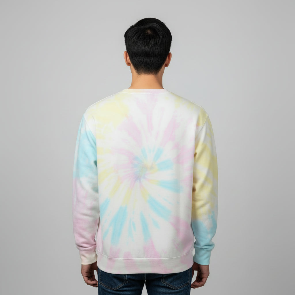 mens tie dye sweatshirt