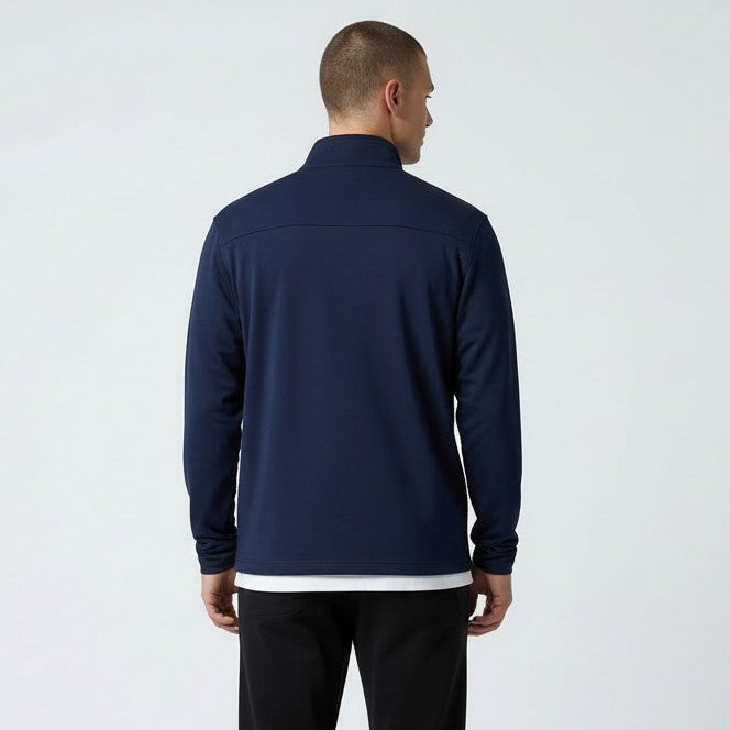 navy mens quarter zip
